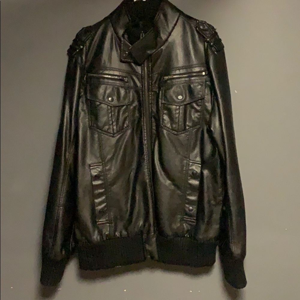 Leather jacket